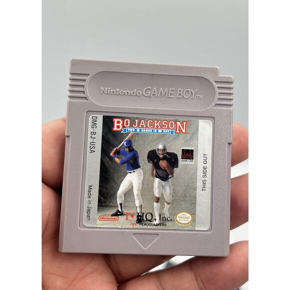 Bo Jackson: Hit And Run (Nintendo Game Boy, 1991) - Cleaned & Tested - Picture 1 of 4